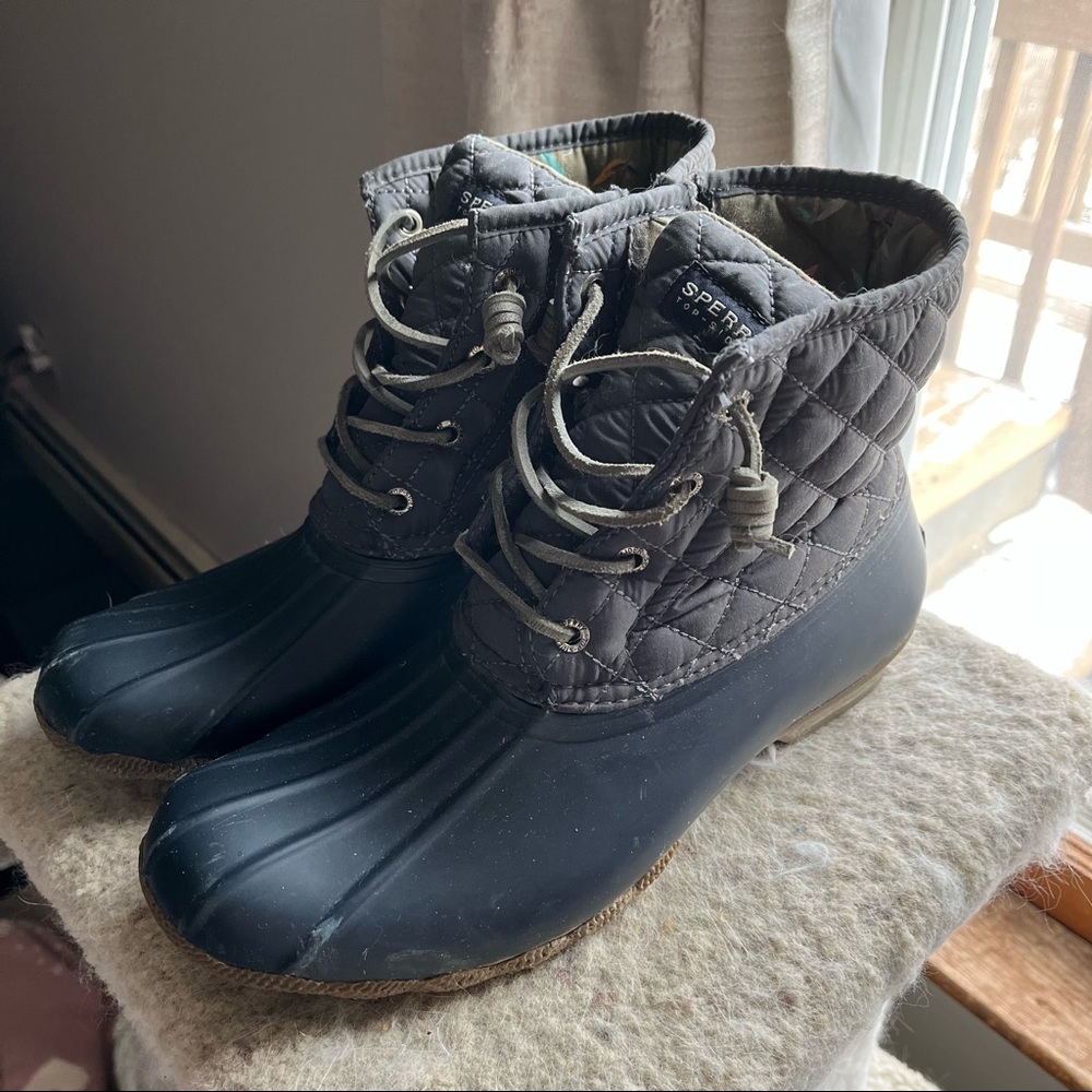 Sperry quilted duck boot